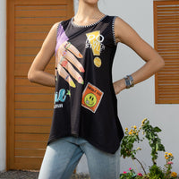 NICOLE LEE BLING TUNIC TANK TOP