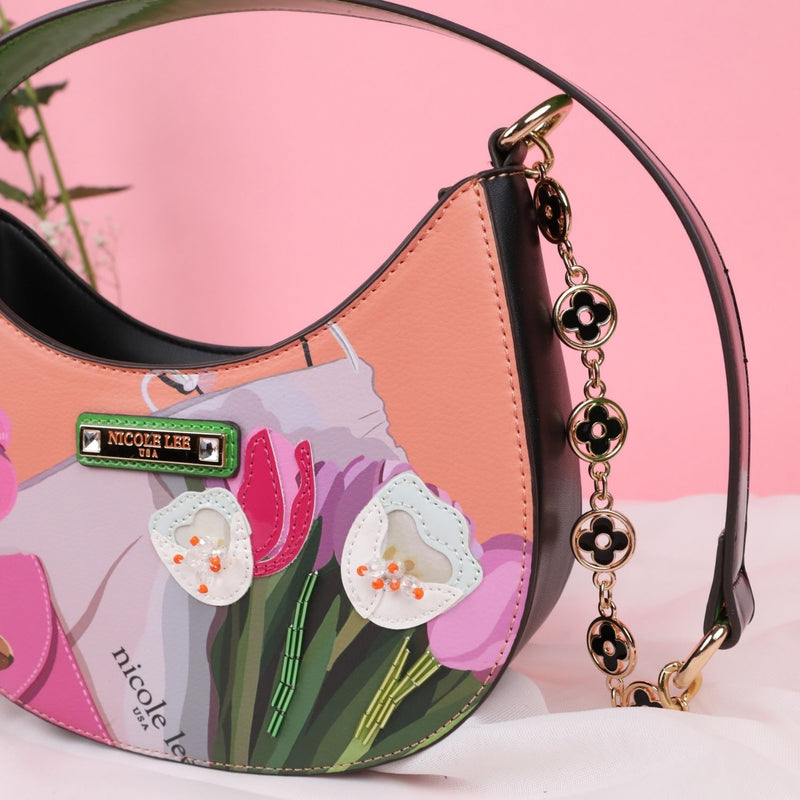 VIOLET BLOSSOM SHOULDER BAG