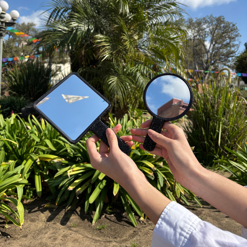 RECTANGLE HAND MIRROR