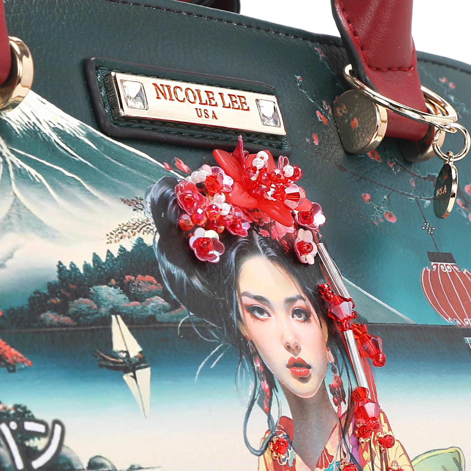 AKIKO LA BELLEZA WIDE HANDBAG