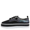 BLING PLATFORM LEATHER SNEAKER