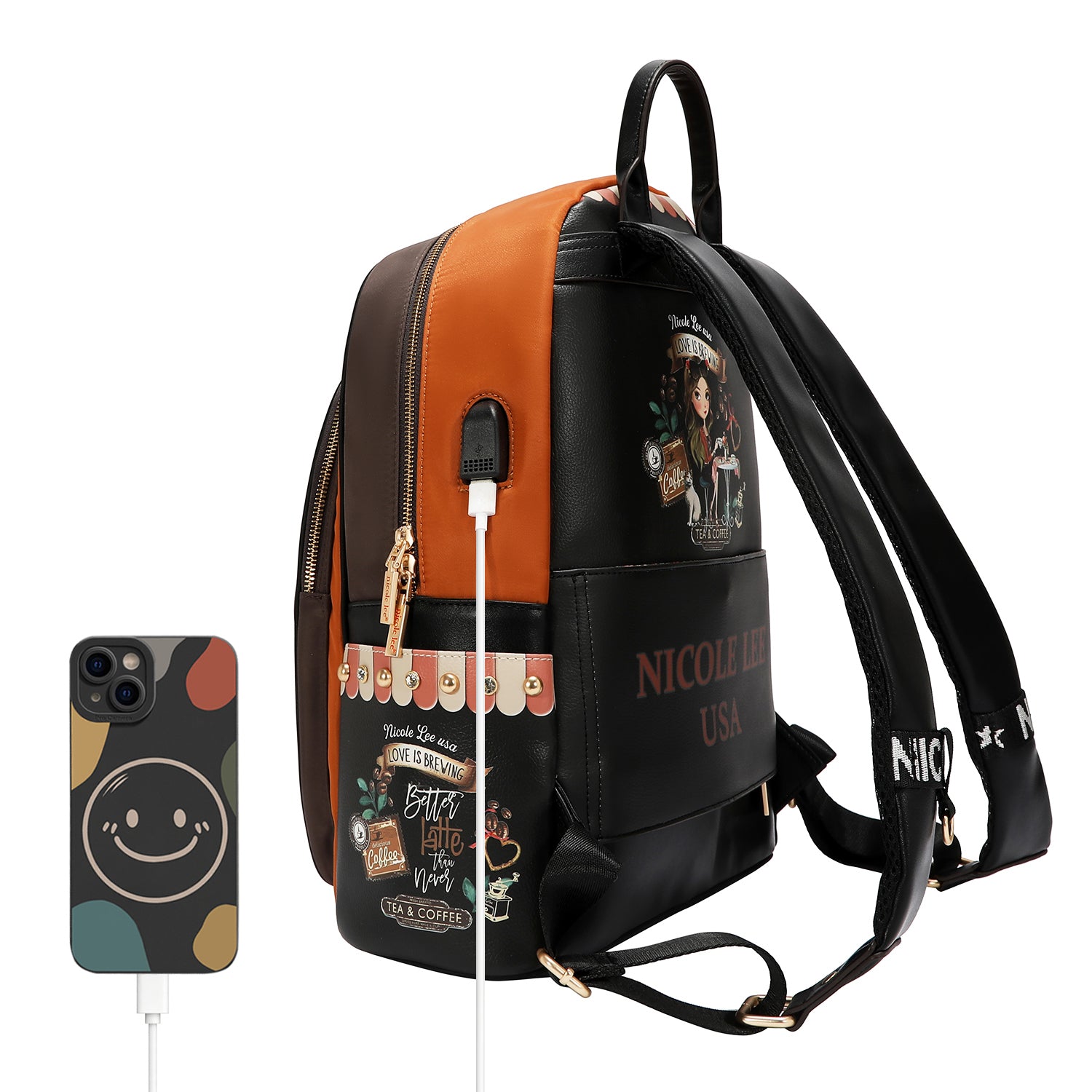 LAPTOP BACKPACK WITH USB CHARGING PORT