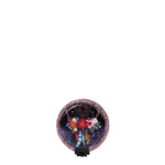 RHINESTONE COMPACT BRUSH MIRROR