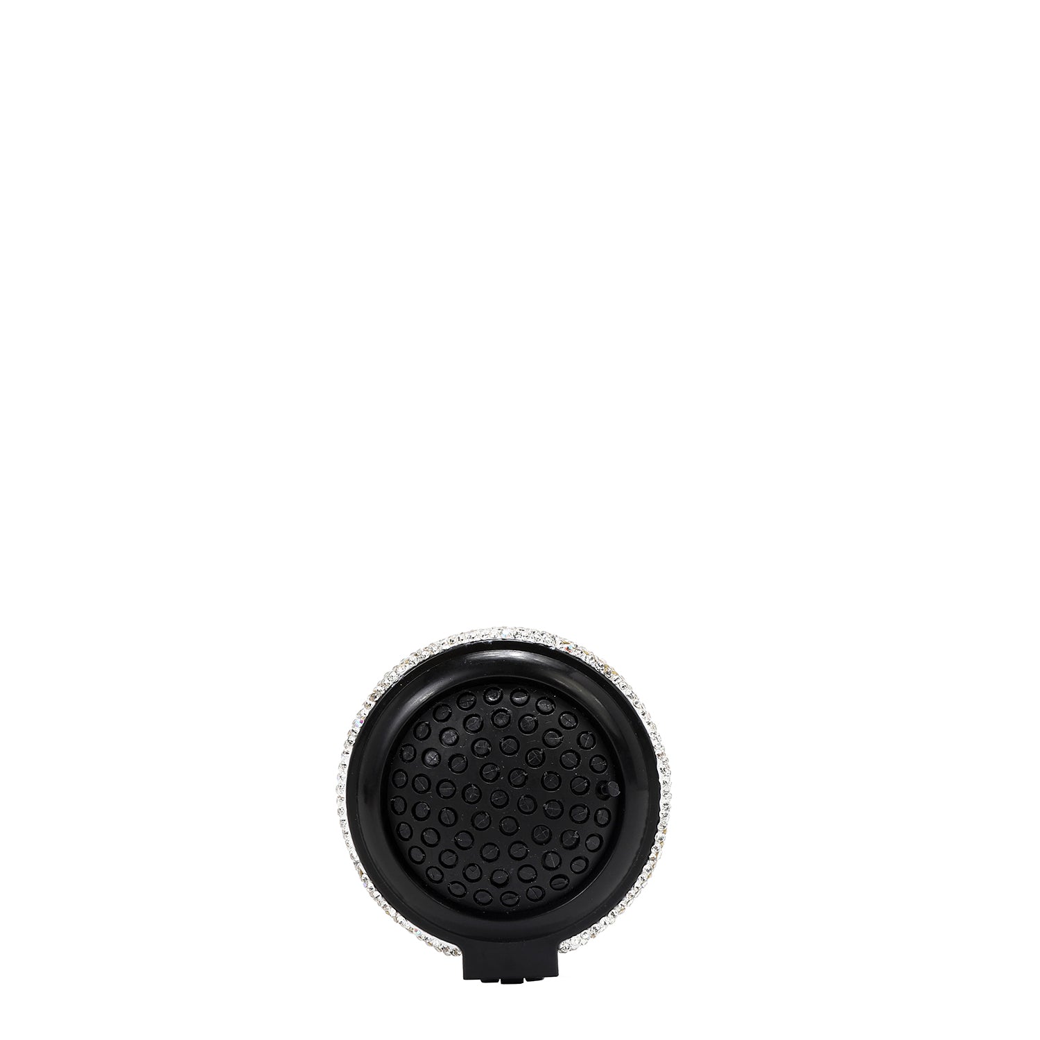 RHINESTONE COMPACT BRUSH MIRROR