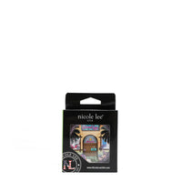 RHINESTONE COMPACT BRUSH MIRROR