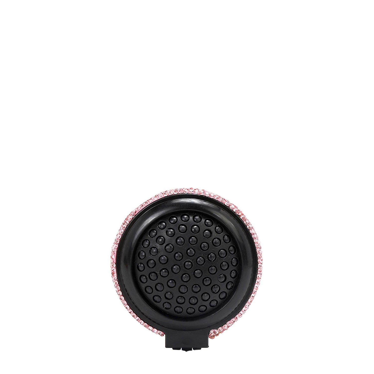 RHINESTONE COMPACT BRUSH MIRROR