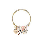 BUTTERFLY GOLD CHARM BRACELET