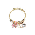 BUTTERFLY GOLD CHARM BRACELET