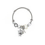 OWL SILVER CHARM BRACELET