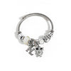 OWL SILVER CHARM BRACELET