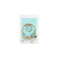 CHARM WATCH BRACELET BLUE