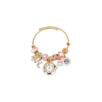 CHARM WATCH BRACELET PINK