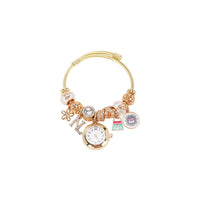 CHARM WATCH BRACELET GOLD