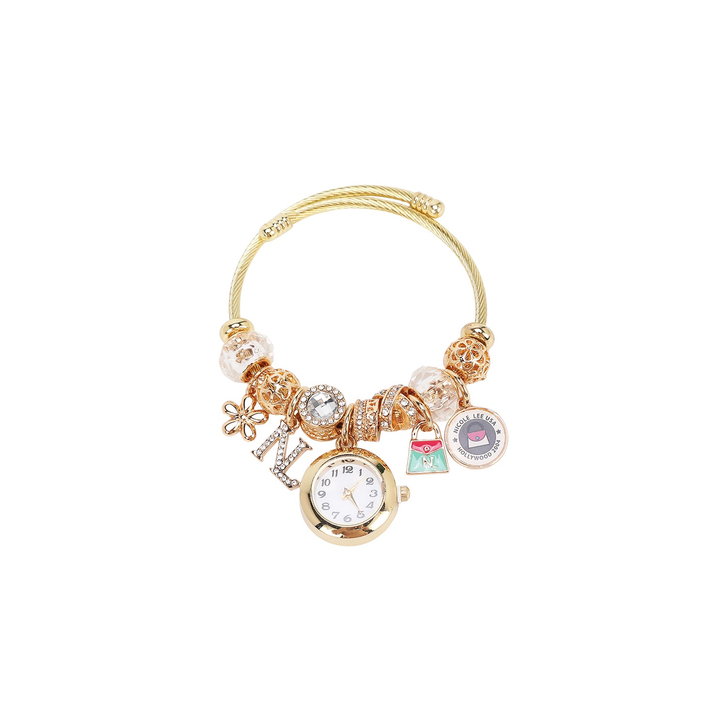 CHARM WATCH BRACELET GOLD