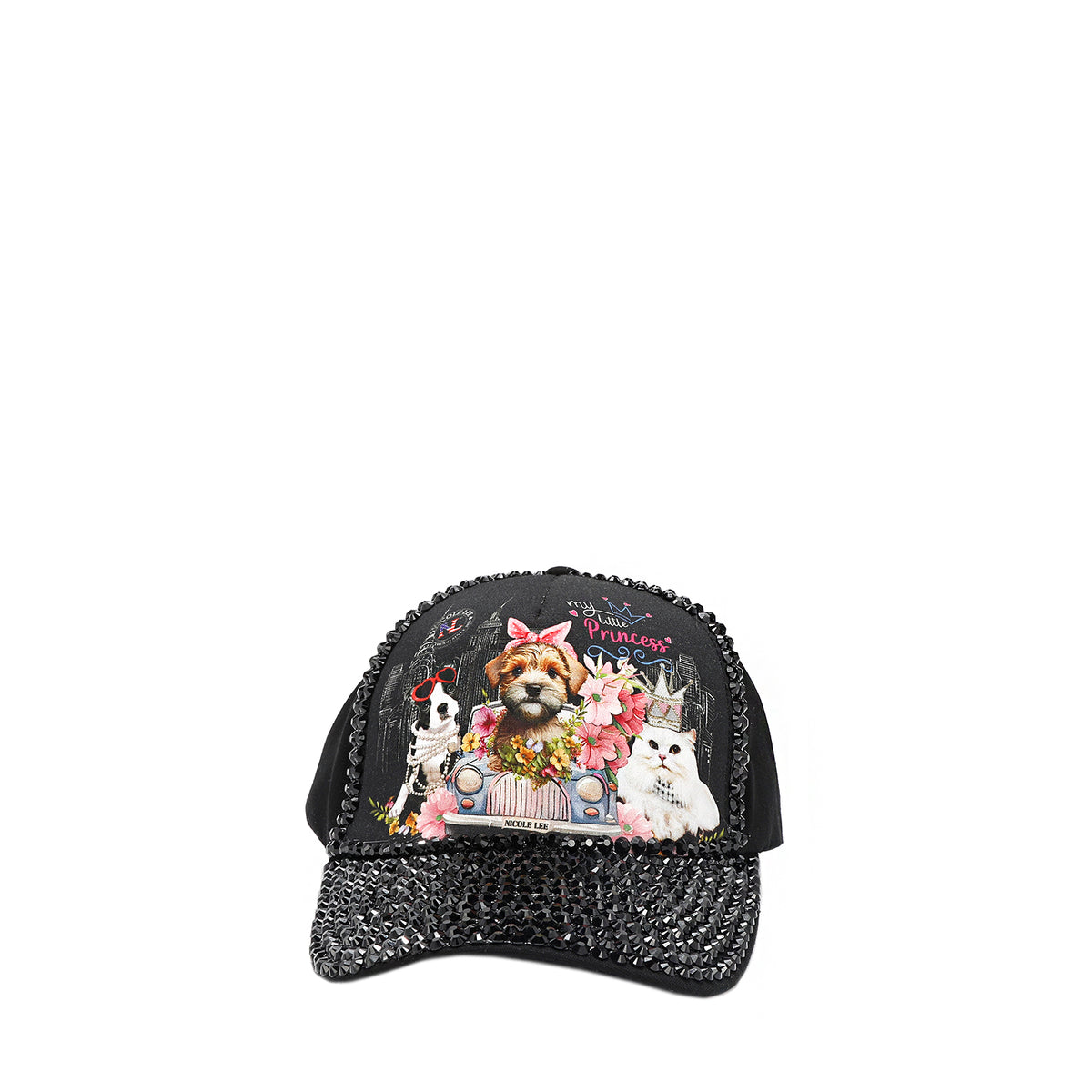 RHINESTONE FASHION CAP