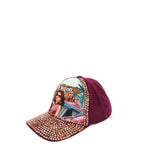 RHINESTONE FASHION CAP