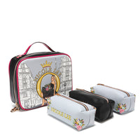 TRAVEL HANDBAG WITH POUCH SET