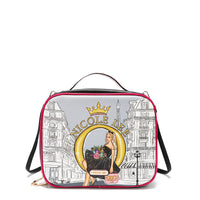 TRAVEL HANDBAG WITH POUCH SET