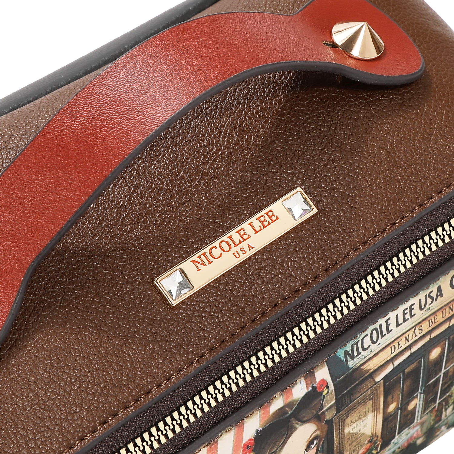 STRUCTURED TOP-HANDLE COSMETIC CASE