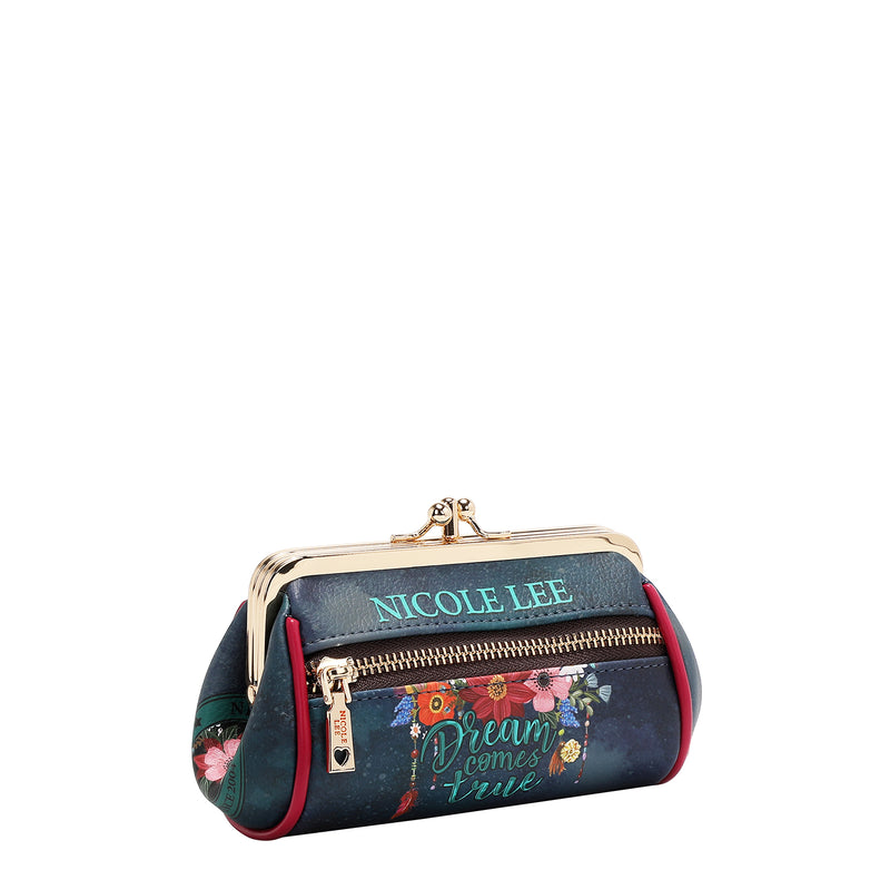 MINI KISS LOCK COIN PURSE WRISTLET