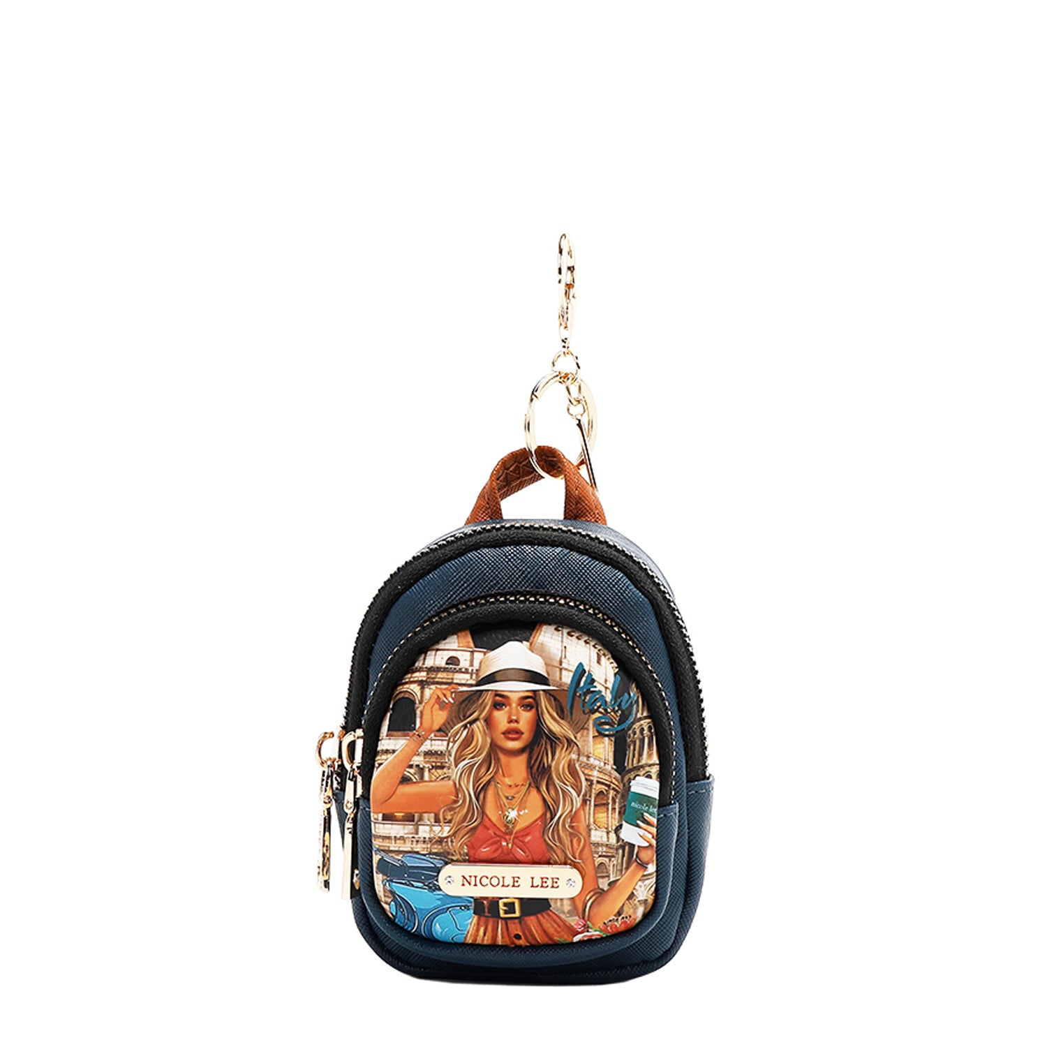 MINI ZIP BACKPACK COIN PURSE