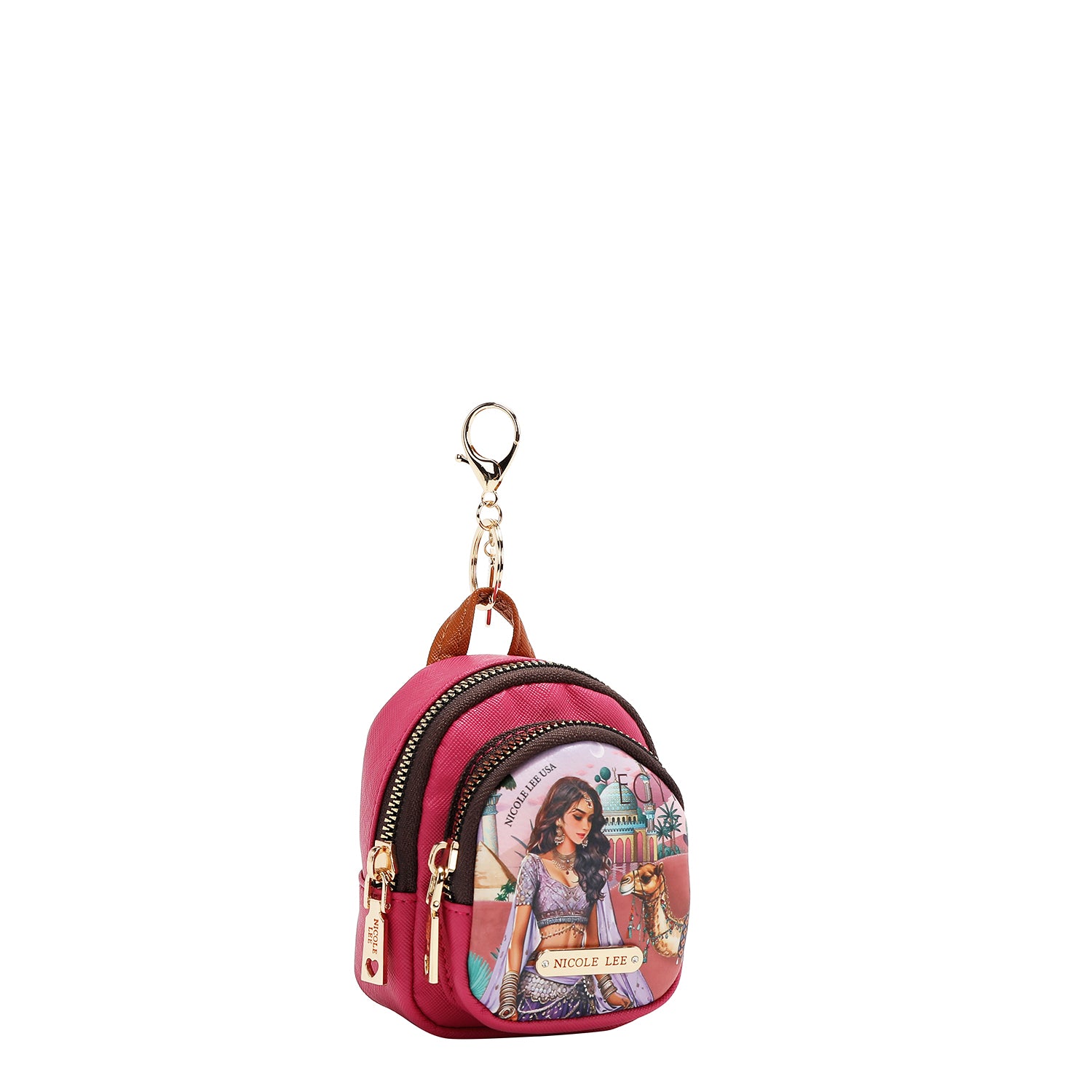 MINI ZIP BACKPACK COIN PURSE