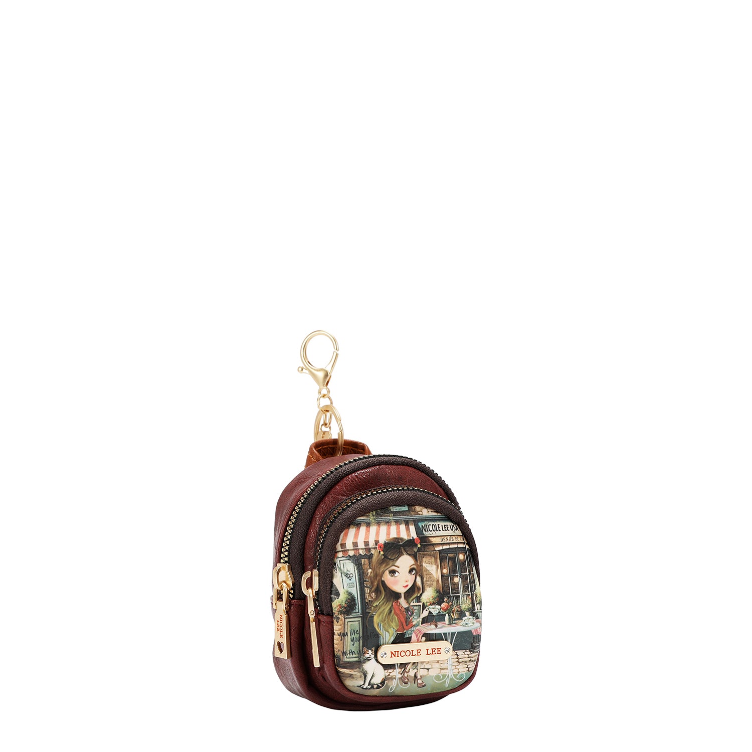 MINI ZIP BACKPACK COIN PURSE