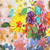 CLOSER LOOK TO THE FRONT OF DREAMS BLOSSOM SHOULDER BAG EMBELLISHED WITH RESIN FLOWERS , SEQUINS, BEADS AND APPLIQUES