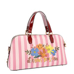 OUR NICOLE LEE DOME HANDBAG IN DREAMS BLOSSOM BACK DESIGN.
