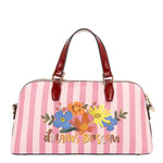OUR NICOLE LEE DOME HANDBAG IN DREAMS BLOSSOM BACK DESIGN.