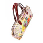 OUR NICOLE LEE DOME HANDBAG IN DREAMS BLOSSOM DESIGN.