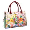 OUR NICOLE LEE SATCHEL IN DREAMS BLOSSOM DESIGN.