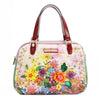 OUR NICOLE LEE HANDBAG  IN DREAMS BLOSSOM DESIGN.