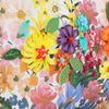 CLOSER LOOK TO THE FRONT OF DREAMS BLOSSOM SHOULDER BAG EMBELLISHED WITH RESIN FLOWERS , SEQUINS, BEADS AND APPLIQUES