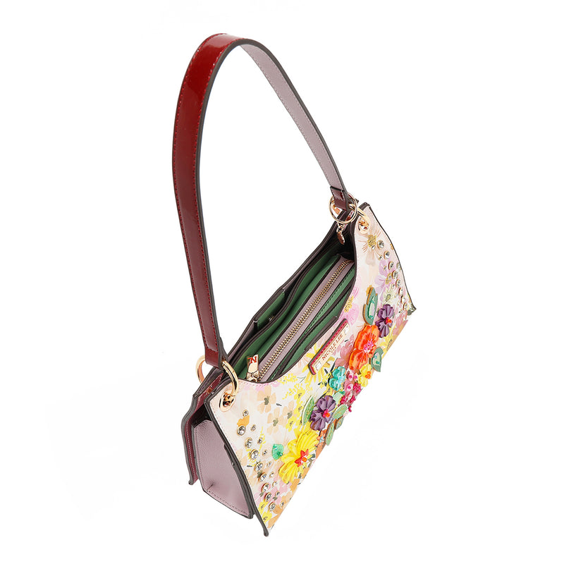 OUR NICOLE LEE SHOULDER BAG  IN DREAMS BLOSSOM DESIGN.