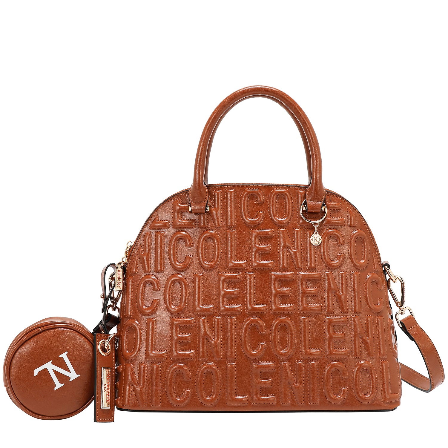 EMBOSSED LOGO DOME BAG