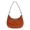 EMBOSSED LOGO SHOULDER BAG