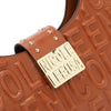 EMBOSSED LOGO SHOULDER BAG