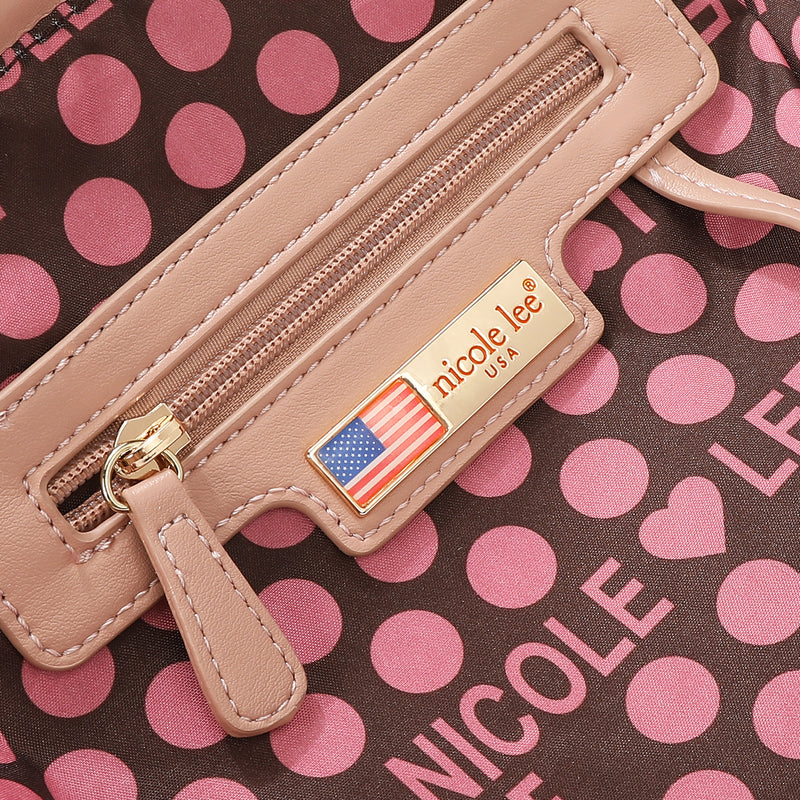 EMBOSSED ELEGANCE SQUARE SHOULDER BAG