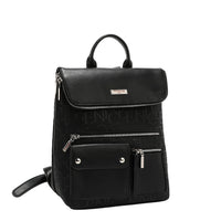 EMBOSSED ELEGANCE MULTIPOCKET BACKPACK