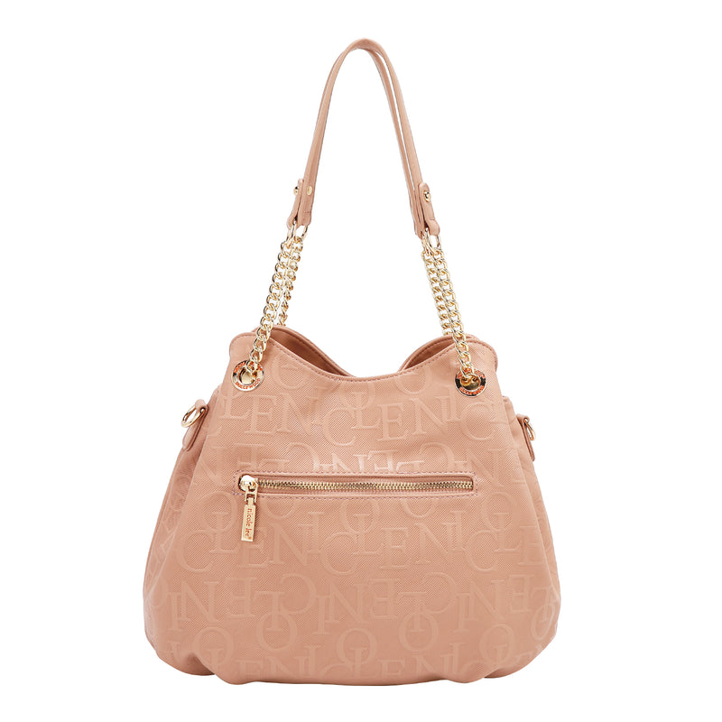 EMBOSSED ELEGANCE HANDBAG