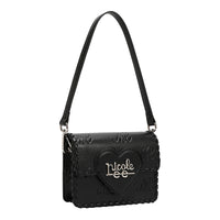 EMBOSSED NL CURVE SMALL SHOULDER BAG