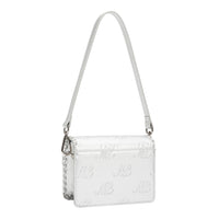 EMBOSSED NL CURVE SMALL SHOULDER BAG