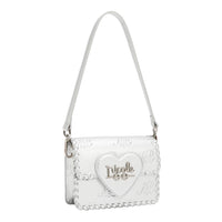 EMBOSSED NL CURVE SMALL SHOULDER BAG