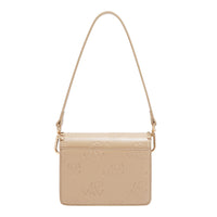 EMBOSSED NL CURVE SMALL SHOULDER BAG