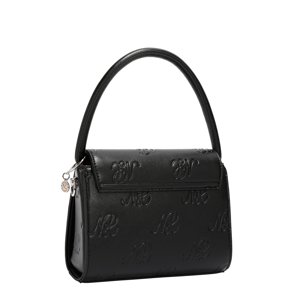 EMBOSSED NL CURVE SMALL TOP HANDLE BAG