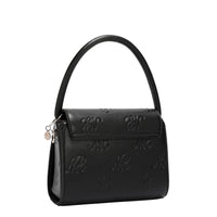 EMBOSSED NL CURVE SMALL TOP HANDLE BAG