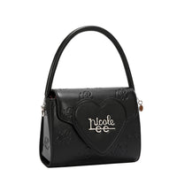 EMBOSSED NL CURVE SMALL TOP HANDLE BAG