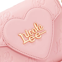 EMBOSSED NL CURVE SMALL TOP HANDLE BAG