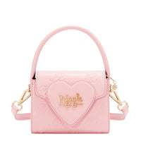 EMBOSSED NL CURVE SMALL TOP HANDLE BAG